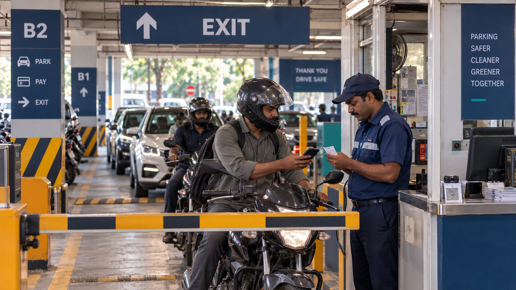 Payment verification becomes a bottleneck at the exit